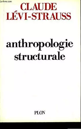 Couverture du produit · Anthropologie Structurale