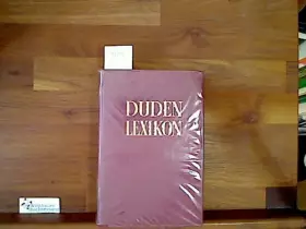 Couverture du produit · Duden-Lexikon in drei Bänden. Erster Band: A-F