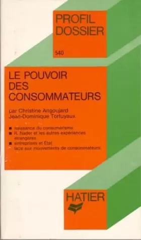 Couverture du produit · Le Pouvoir des consommateurs (Profil)