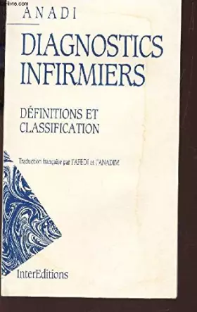 Couverture du produit · Diagnostics infirmiers: Définitions et classification