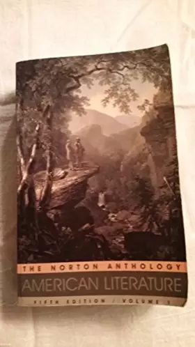 Couverture du produit · The Norton Anthology of American Literature: Beginnings to 1875