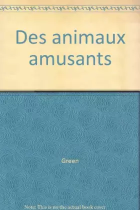 Couverture du produit · Des animaux amusants