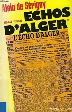 Couverture du produit · Echos d'alger, tome 1: le commencement de la fin