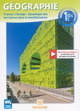 Couverture du produit · Géographie 1ere ES - L - S : France et Europe : dynamique des territoires dans la mondialisation
