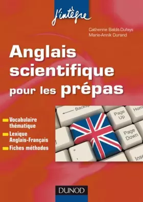 Couverture du produit · Anglais scientifique pour les prépas