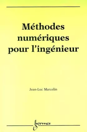 Couverture du produit · éthodes numériques pour l'ingénieur