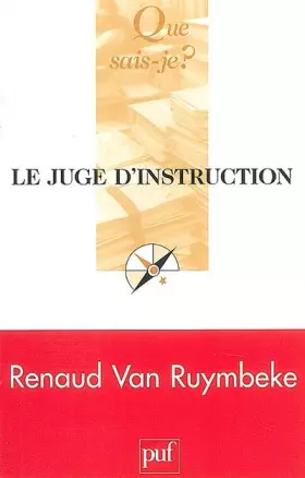 Couverture du produit · Le Juge d'instruction