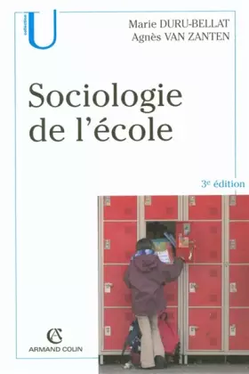 Couverture du produit · Sociologie de l'école