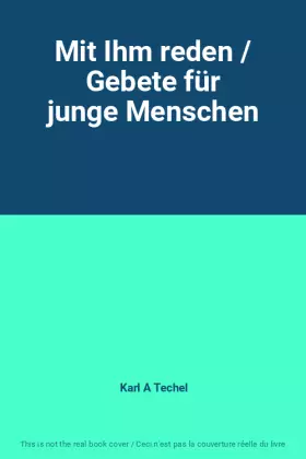 Couverture du produit · Mit Ihm reden / Gebete für junge Menschen