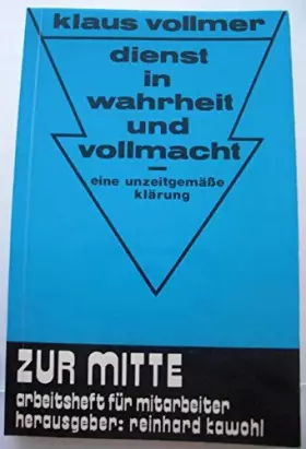 Couverture du produit · Dienst in Wahrheit und Vollmacht