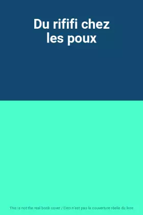 Couverture du produit · Du rififi chez les poux