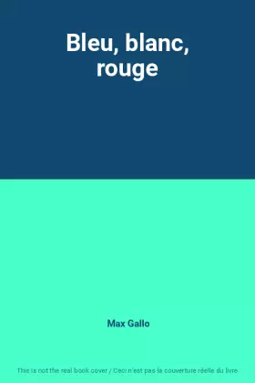 Couverture du produit · Bleu, blanc, rouge