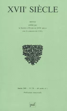 Couverture du produit · XVIIe siècle, N° 238 :