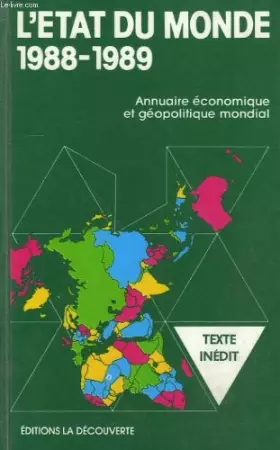 Couverture du produit · L'etat du monde. 1988-1989.