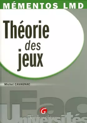 Couverture du produit · Théorie des jeux