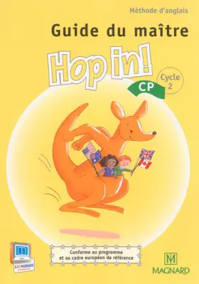 Couverture du produit · Hop in! Anglais CP (2013) - Guide du maître avec 1 CD audio