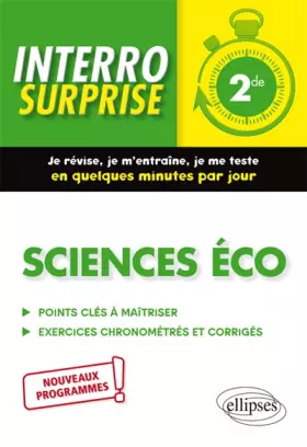 Couverture du produit · Sciences économiques et sociales - Seconde - nouveaux programmes