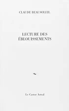 Couverture du produit · Lecture des éblouissements