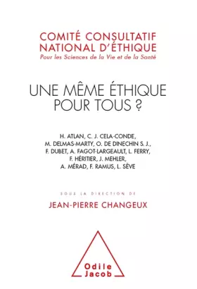 Couverture du produit · Une même éthique pour tous?