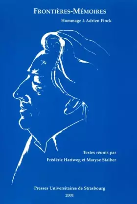 Couverture du produit · Frontières-mémoires : Hommage à Adrien Finck