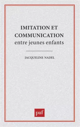 Couverture du produit · Imitation et Communication entre jeunes enfants