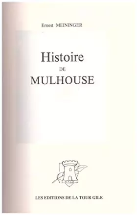 Couverture du produit · Histoire de Mulhouse