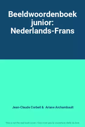 Couverture du produit · Beeldwoordenboek junior: Nederlands-Frans