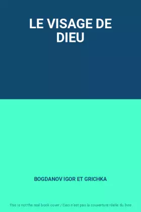 Couverture du produit · LE VISAGE DE DIEU