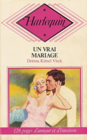 Couverture du produit · Un vrai mariage : Collection : Harlequin n° CP 34
