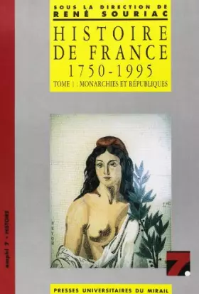 Couverture du produit · Histoire de France, monarchie et république, tome 1