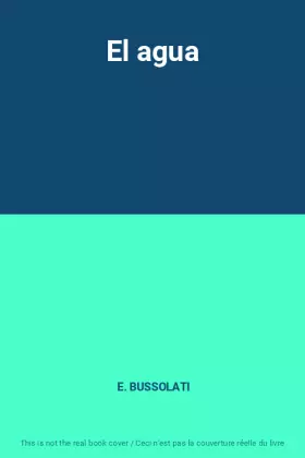 Couverture du produit · El agua