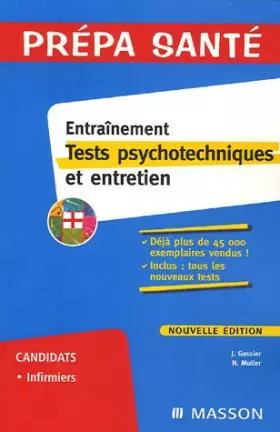 Couverture du produit · Entraînement Tests psychotechniques et entretien