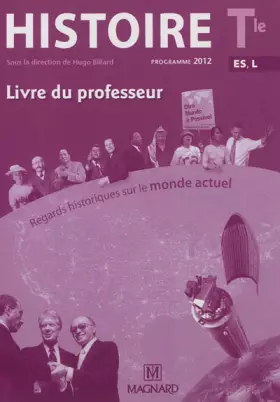 Couverture du produit · Histoire Tle ES, L - Livre du professeur