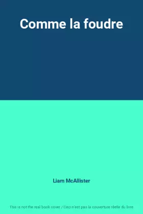 Couverture du produit · Comme la foudre