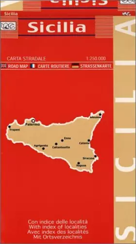 Couverture du produit · Carte routière : Sicile - Sicilia (en anglais)