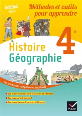 Couverture du produit · Méthodes et outils pour apprendre - Histoire-Géographie 4e Éd. 2017 - Cahier élève