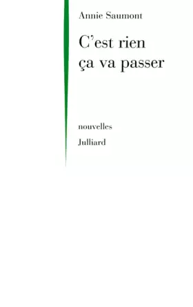 Couverture du produit · C'est rien ça va passer