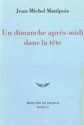 Couverture du produit · Un dimanche après-midi dans la tête