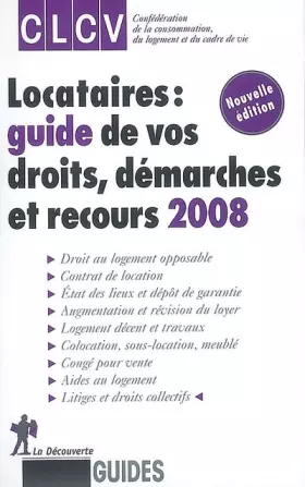 Couverture du produit · Locataires : guide de vos droits, démarches et recours