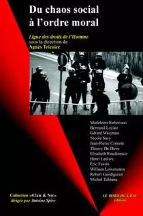 Couverture du produit · Du chaos social à l'ordre moral