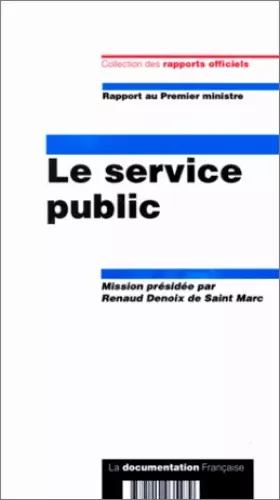 Couverture du produit · Le service public
