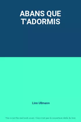 Couverture du produit · ABANS QUE T'ADORMIS