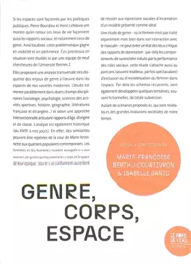 Couverture du produit · Genre, Corps, Espace: Séminaire Genre de l'Université Rennes 2