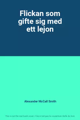 Couverture du produit · Flickan som gifte sig med ett lejon