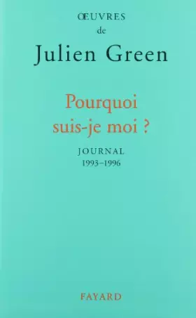 Couverture du produit · Pourquoi suis-je moi ? 1993-1996