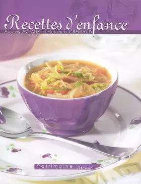 Couverture du produit · Recettes d'enfance