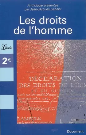 Couverture du produit · LES DROITS DE L'HOMME