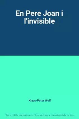 Couverture du produit · En Pere Joan i l'invisible