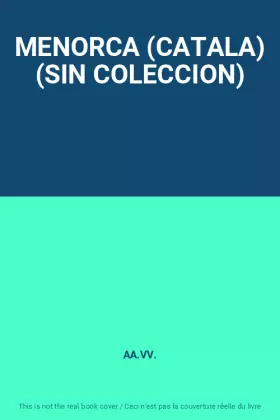 Couverture du produit · MENORCA (CATALA) (SIN COLECCION)