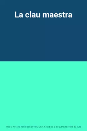 Couverture du produit · La clau maestra